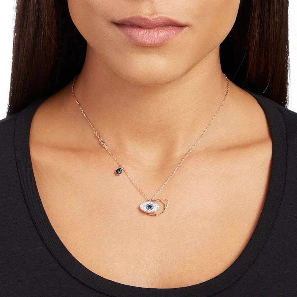 Swarovski Duo Evil Eye Pendant