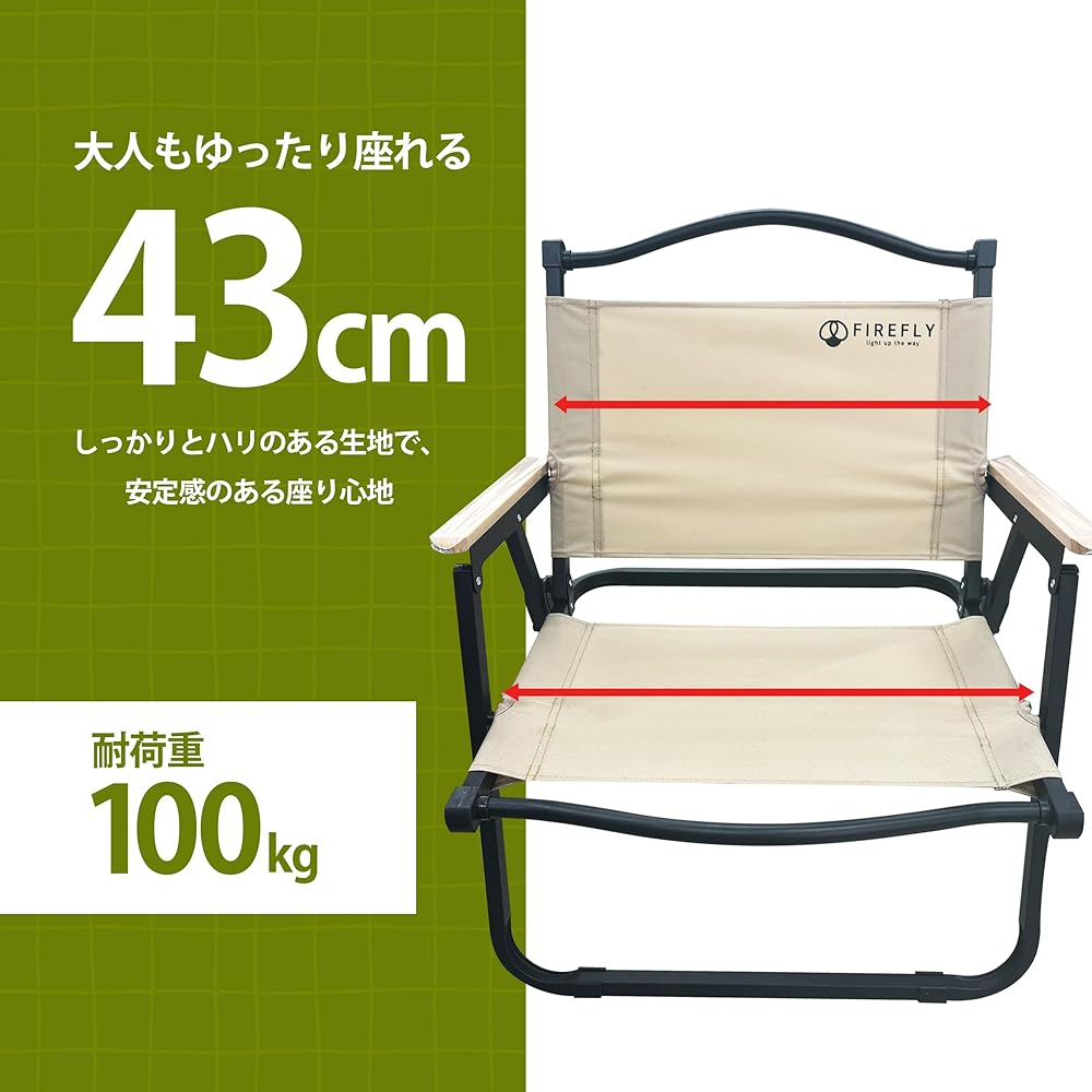 Camping Chair | Outdoor Camping Folding Chair Outdoor Chair Ultra Lightweight Durable Load Capacity 100kg Adults Children (Green)