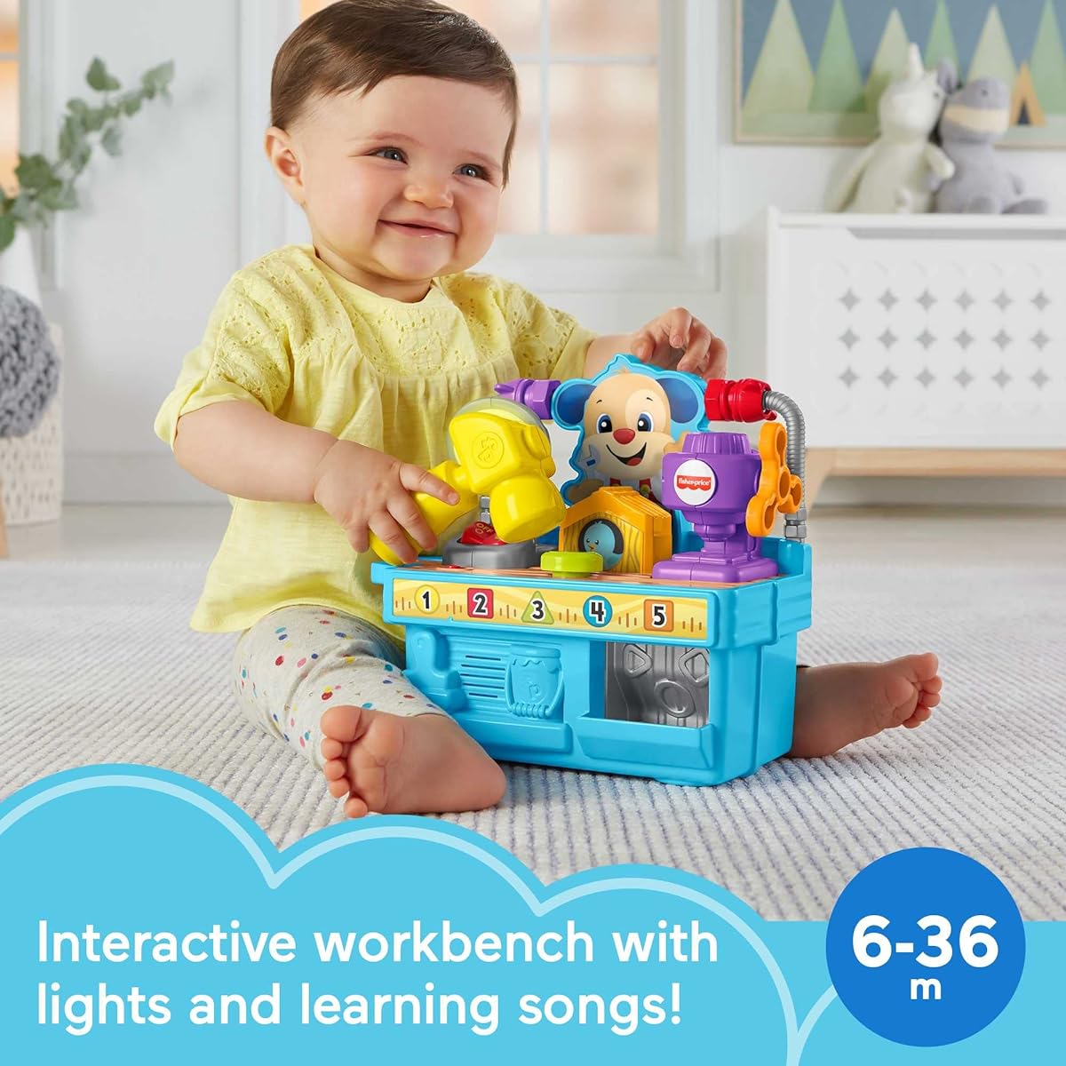 Fisher Price Laugh and Learn Busy Learning Tool Bench