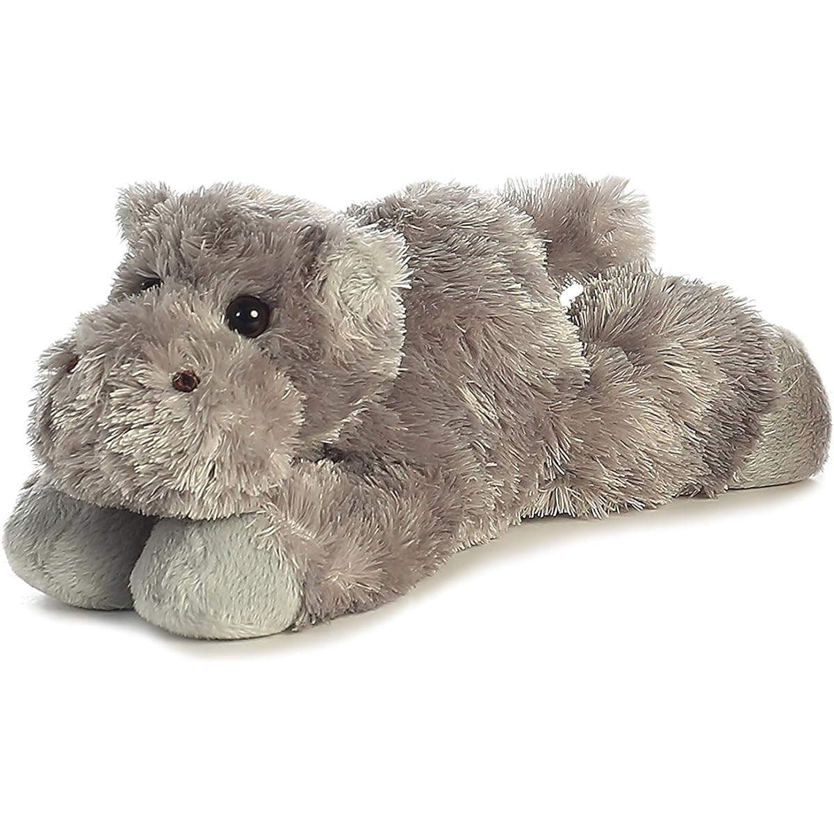 Aurora Howard Hippo Zany Zebra Rhino Mini Flopsie 8" Bundle