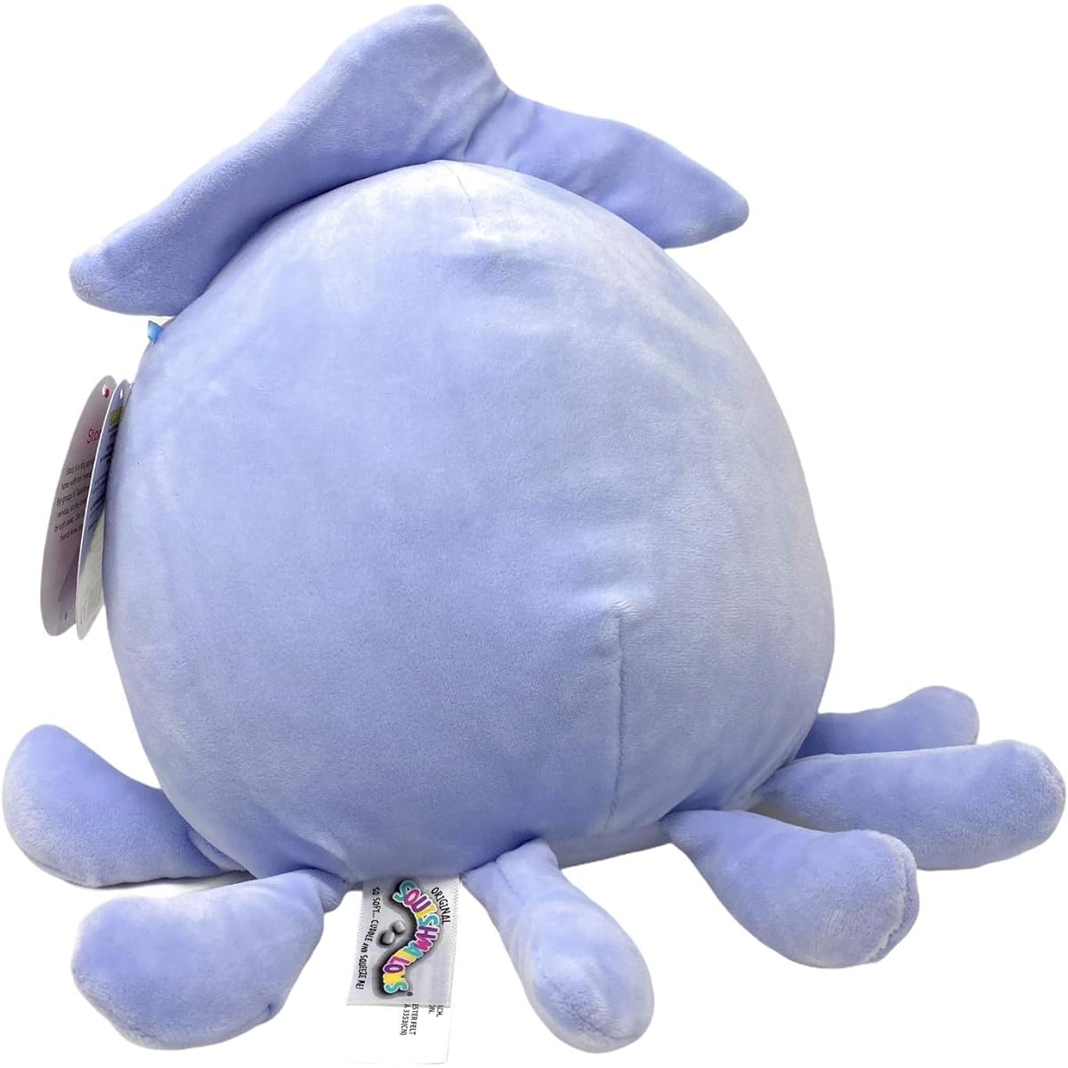 Squishmallow Kellytoy 8" Stacy Squid Super Soft Stuffed Animal Pillow Pal Pillow Buddy Plush Animal Birthday Gift Holiday
