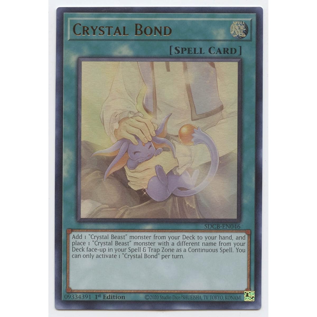 Crystal Bond - SDCB-EN046 - Ultra Rare - 1st Edition F