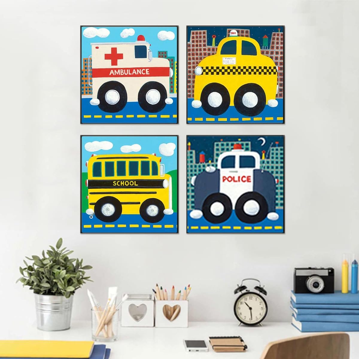 Paint by Numbers for Adults and Kids 4 Pack