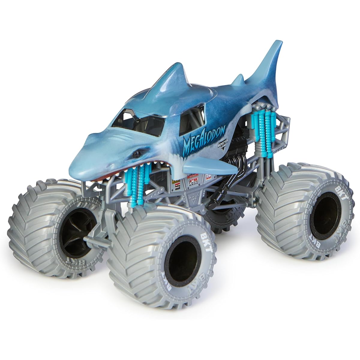Monster Jam Megalodon Official Monster Truck Collectible Diecast Car 1:24 Scale Kids Toy for Boys Ages 3+