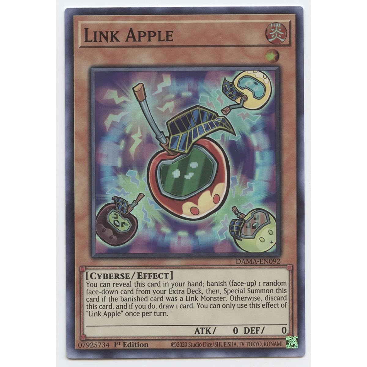 Link Apple - DAMA-EN092 - Super Rare - First Edition.