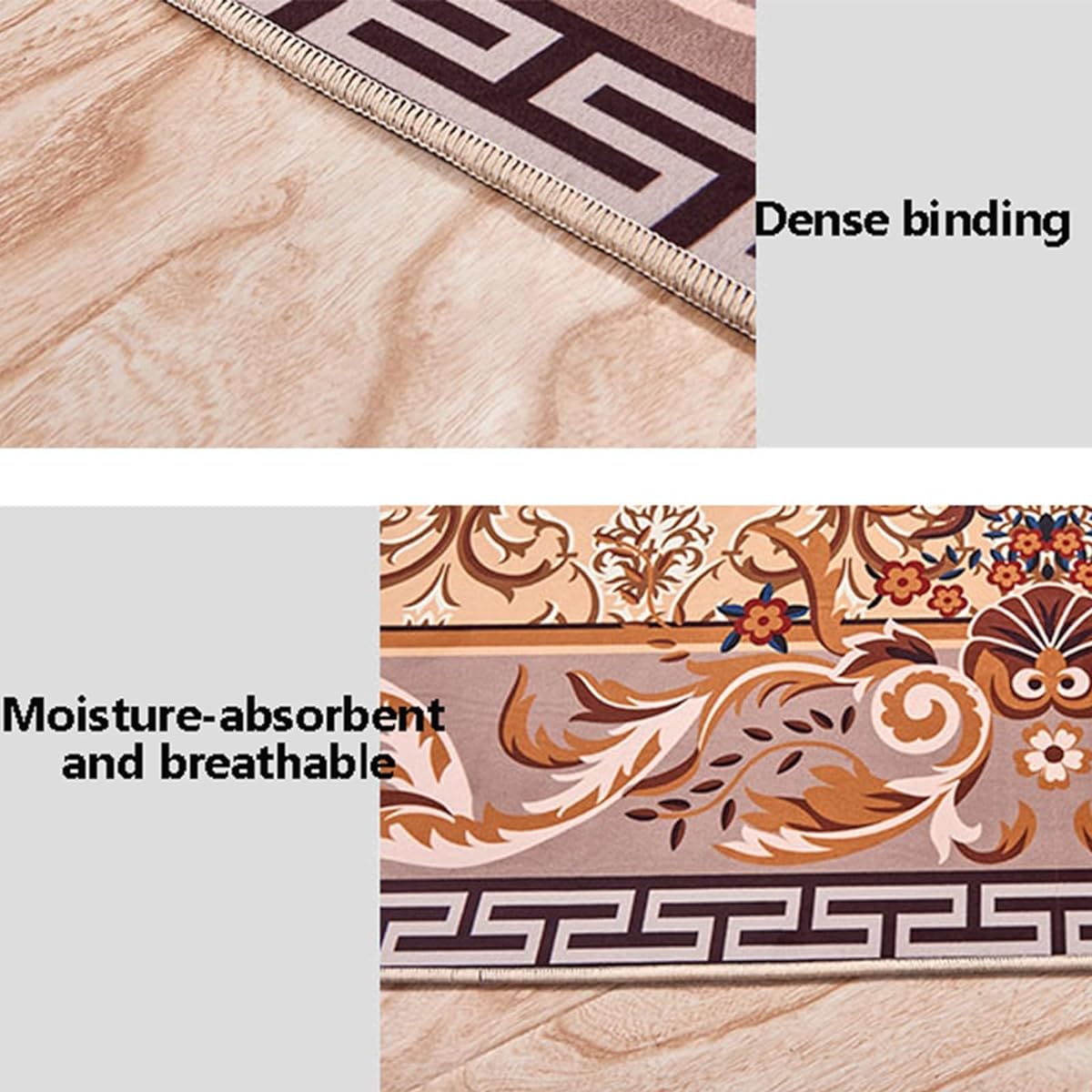 ANSNOW Drum Rug/Cozy Rug/Floor Mat/Note Area Rug/Piano Key Carpet/Children's Play Rug/Home Office Super Soft Carpet/B/200Cm