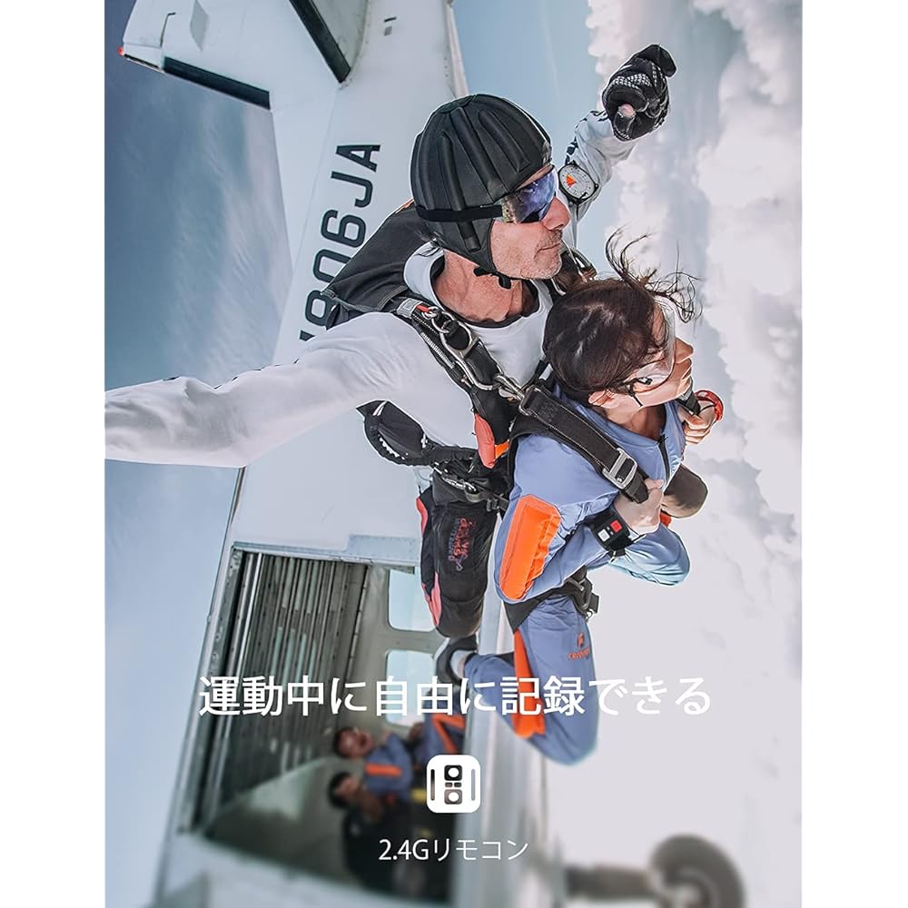 Apexcam Action Camera 4K 20 Megapixels SONY Sensor WiFi Equipped 40M Water Resistant [Manufacturer 1050mAh Battery Remote Control Included Waterproof Bag Included 2 Inch LCD Screen HDMI Output Accessory Set Included Sports Camera Wearable Camera Underwat