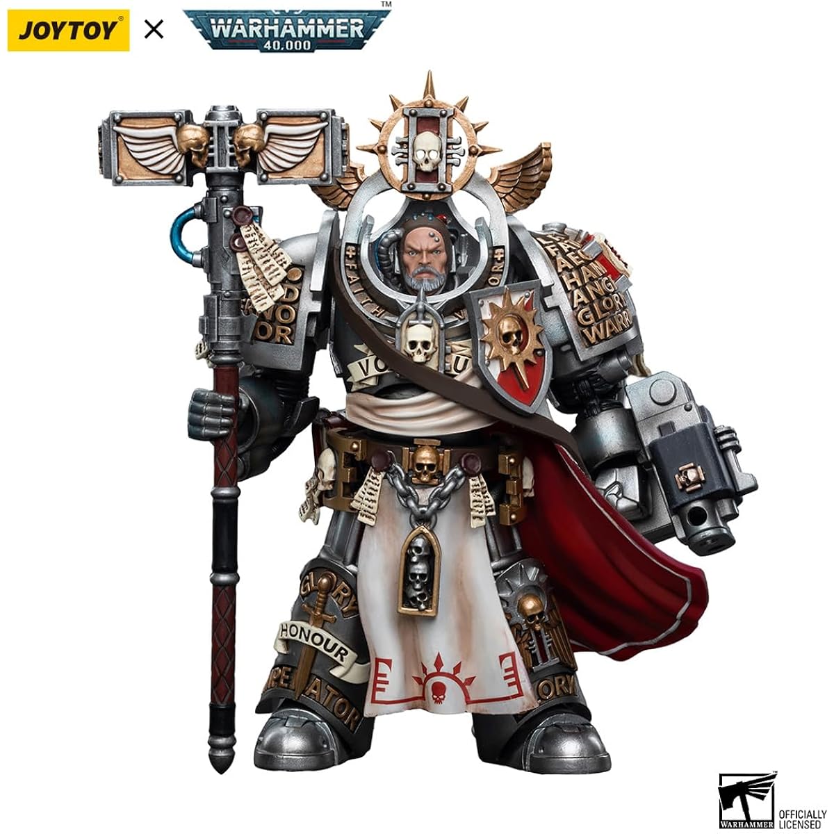 JOYTOY 1/18 Action Figure Warhammer 40k Mecha Gray Knight Grandmaster Voldus
