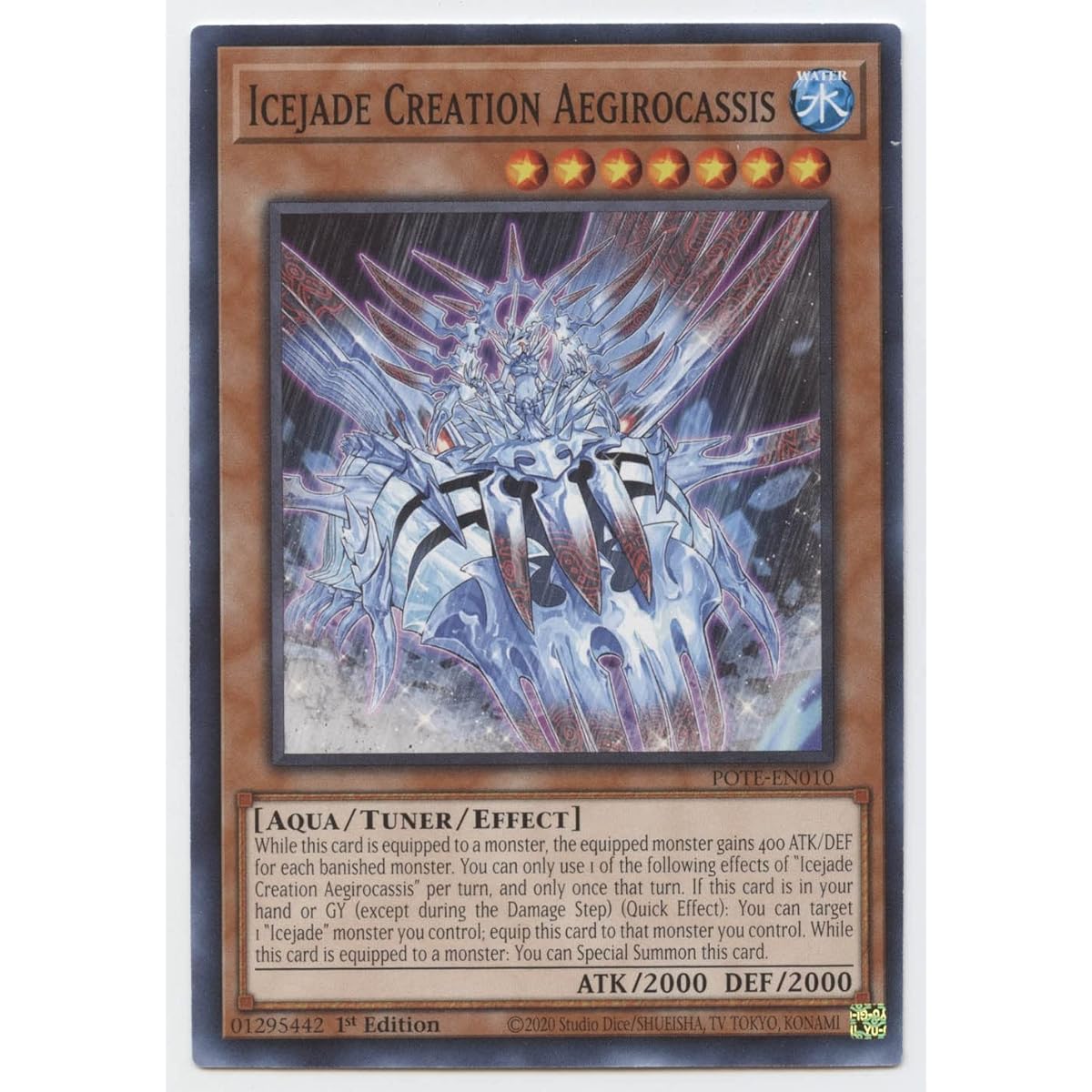 Icejade Creation Aegirocassis - POTE-EN010 - Common - 1st Edition