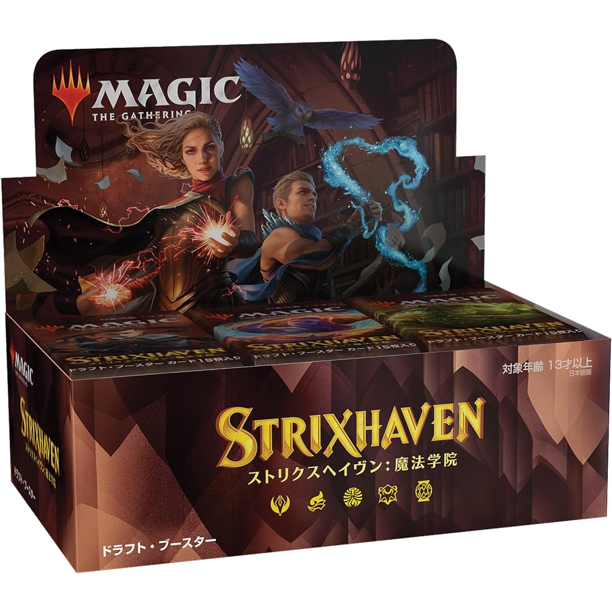 Magic: The Gathering Strixhaven: Magic Academy Draft Booster Japanese Edition BOX MTG Trading Card Wizards of the Coast