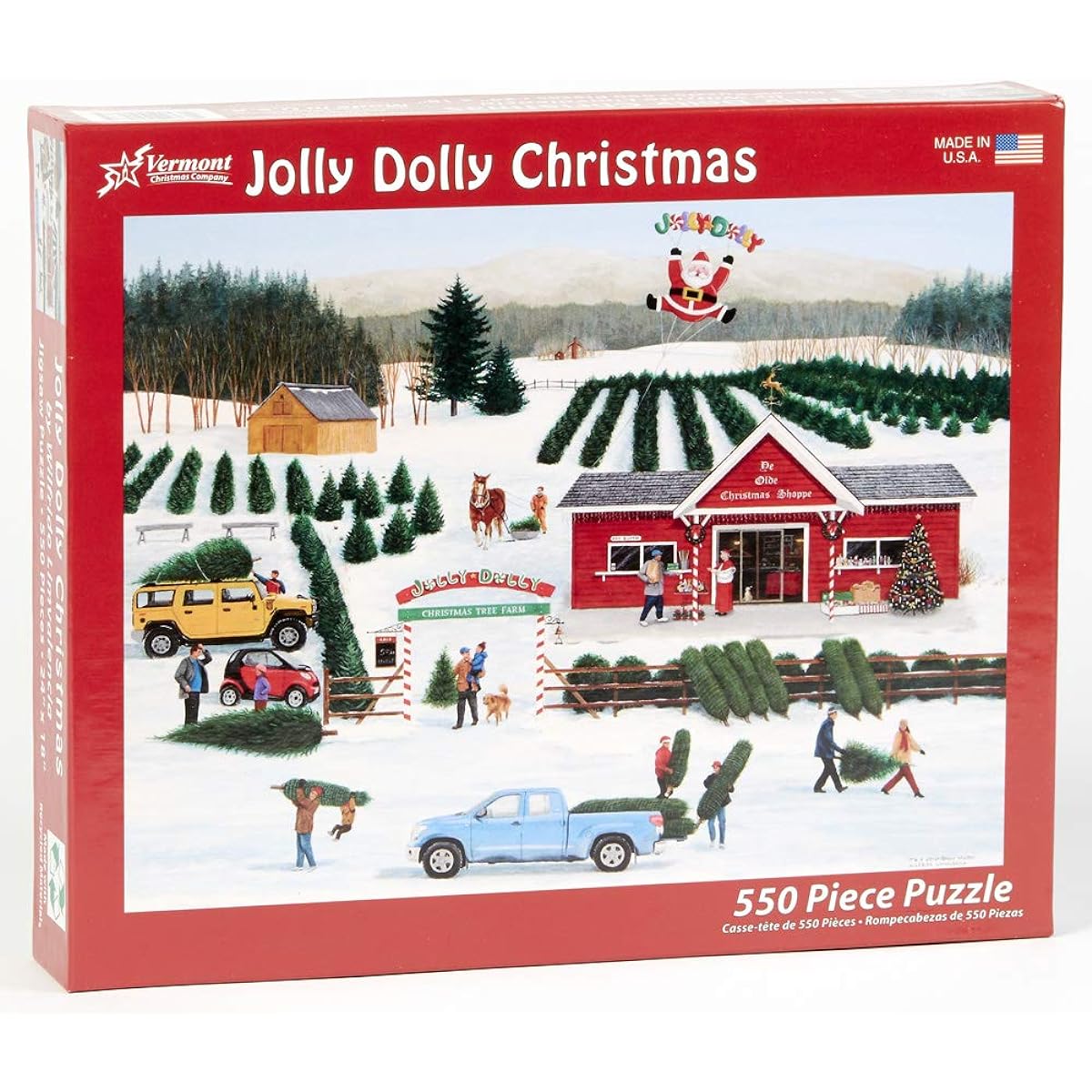 It's a Jolly Dolly Christmas Jigsaw Puzzle 550 Piece