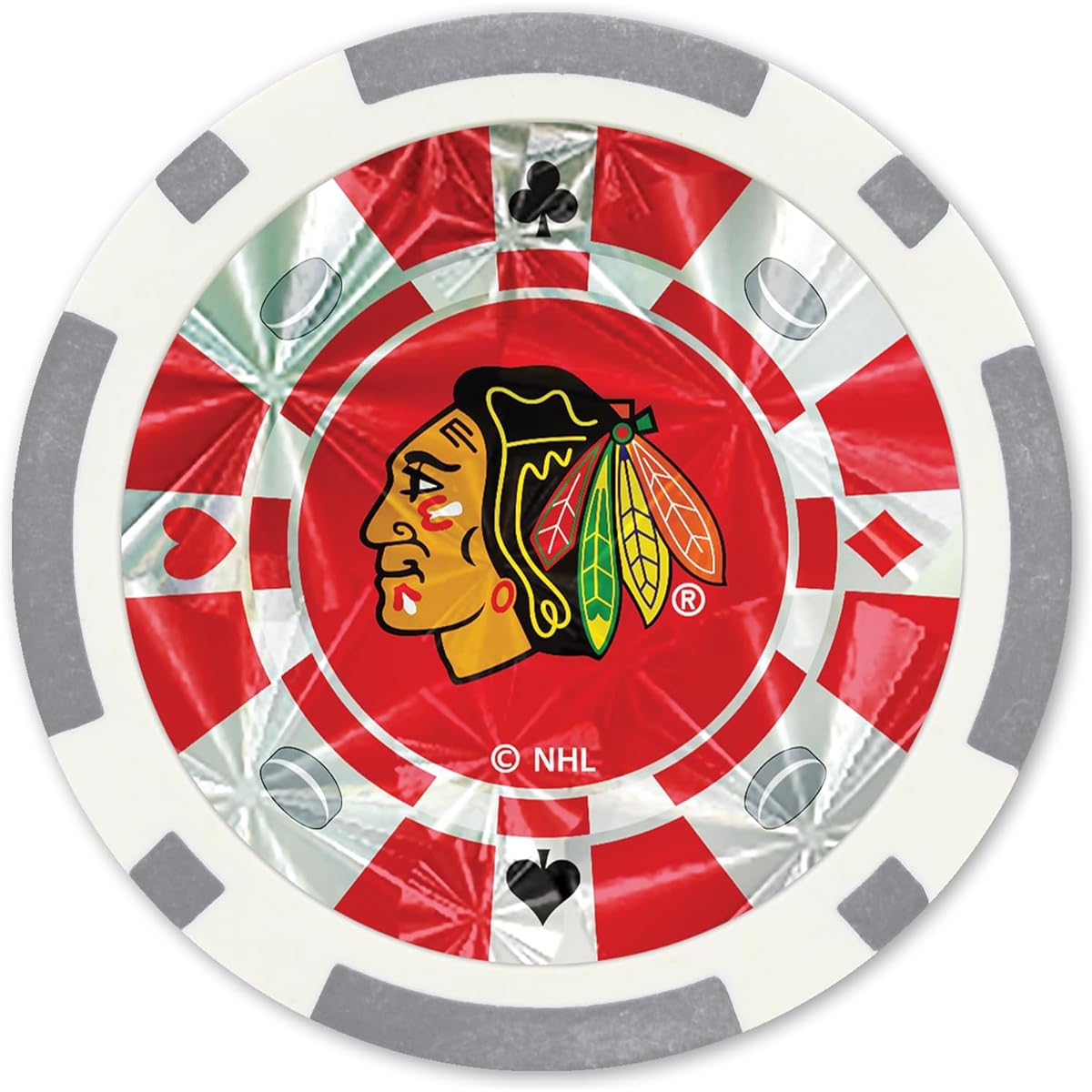 MasterPieces Game Day - NHL Boston Bruins - 20 Piece Poker Chip Set Casino Style