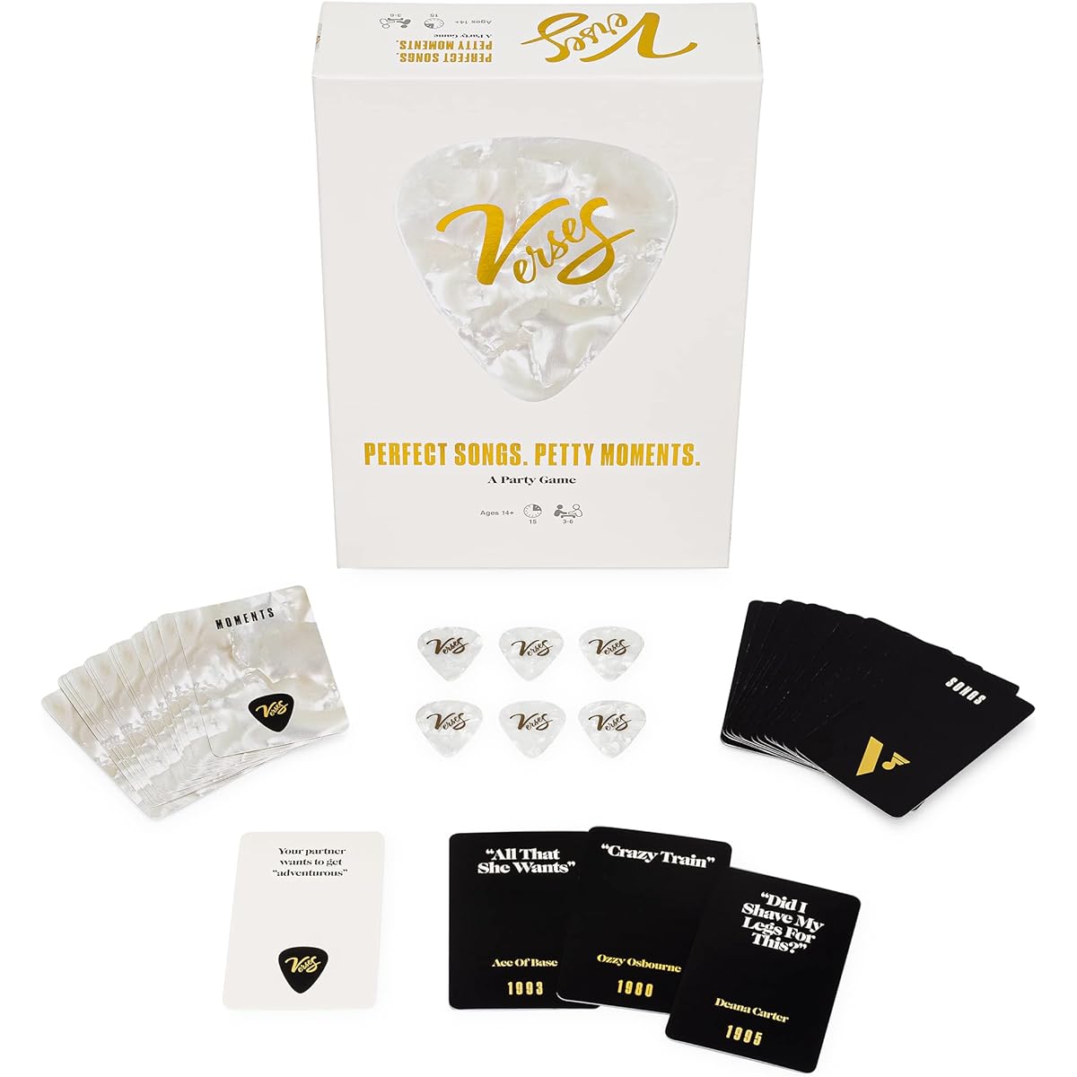Big G Creative Poems, Perfect Songs, Petty Moments, A Quick Learning Card Game with No Singing or Musical Knowledge Required, for 3-6 Players, Ages 14+