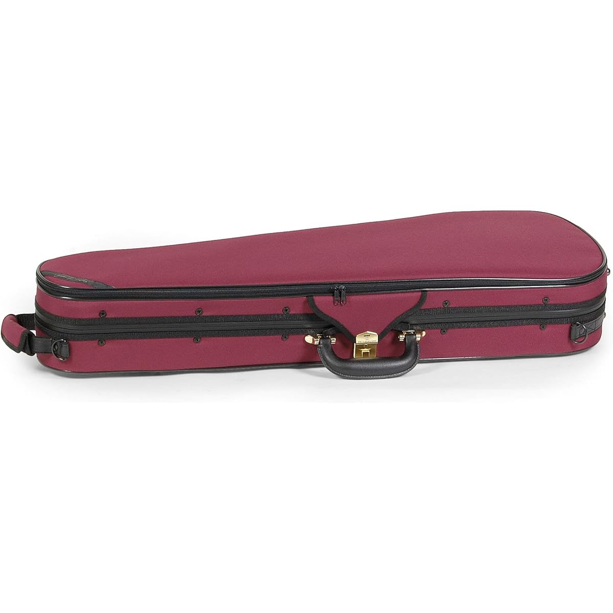 Super Light Shaped Violin Case (Triangular) Burgundy