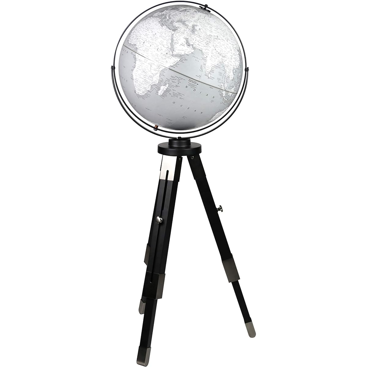 Replogle Willston Gray Glove with Black Metal Tripod Stand Height Adjustable Floor Glove View Details Diameter 16"/40cm