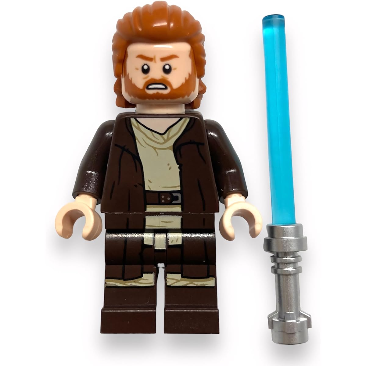 LEGO Star Wars: OBI Wan Kenobi Minifigure with Lightsaber and Black Cape
