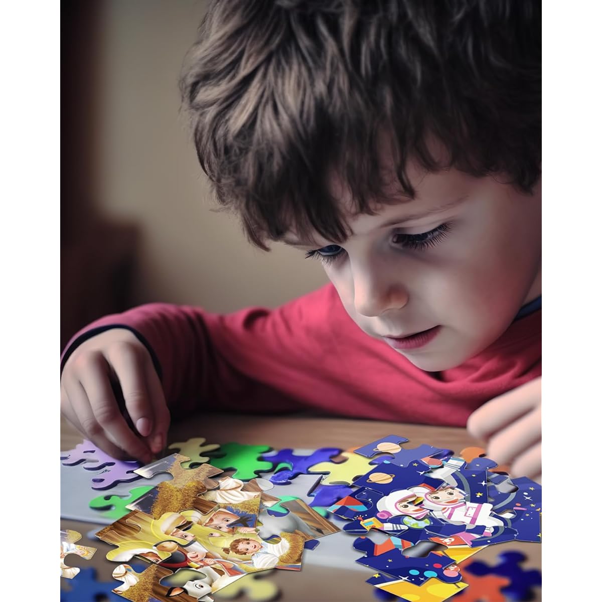 Advent Calendar 2023 24 20 Piece Jigsaw Puzzle Countdown Daily Surprise Puzzle Advent Calendar for Kids Toddlers Boys Girls Teens Christmas Gifts Ages 3 4 5 6 7 (M8)