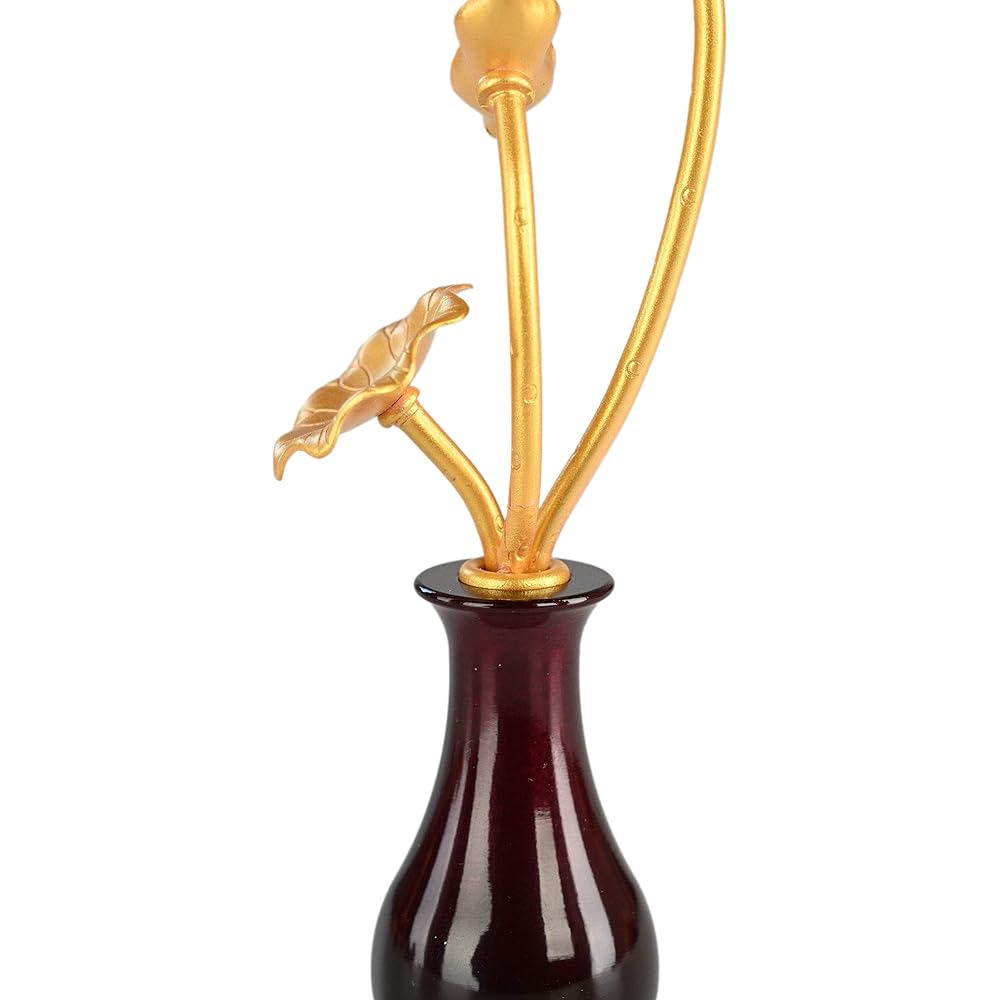 Toshikobo High-grade Metal Everlasting Flowers 1 Set with Vase (Tame Color, Small)