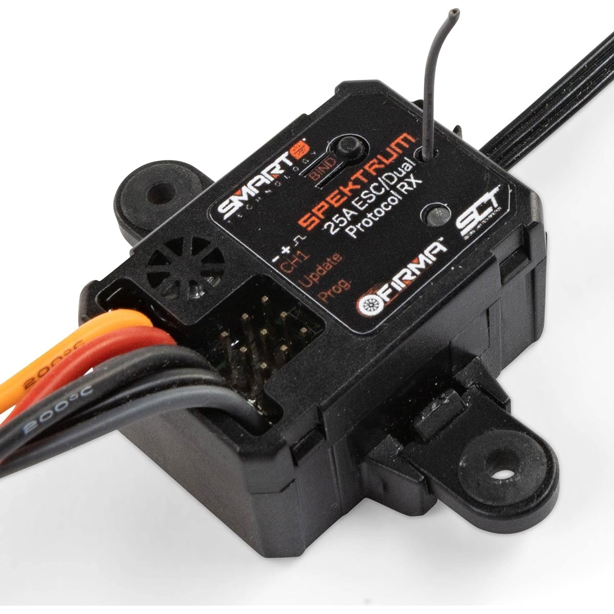 Spektrum Firma 25A 2-in-1 Matte Smart ESC/Dual Protocol RX SPMXSER1025