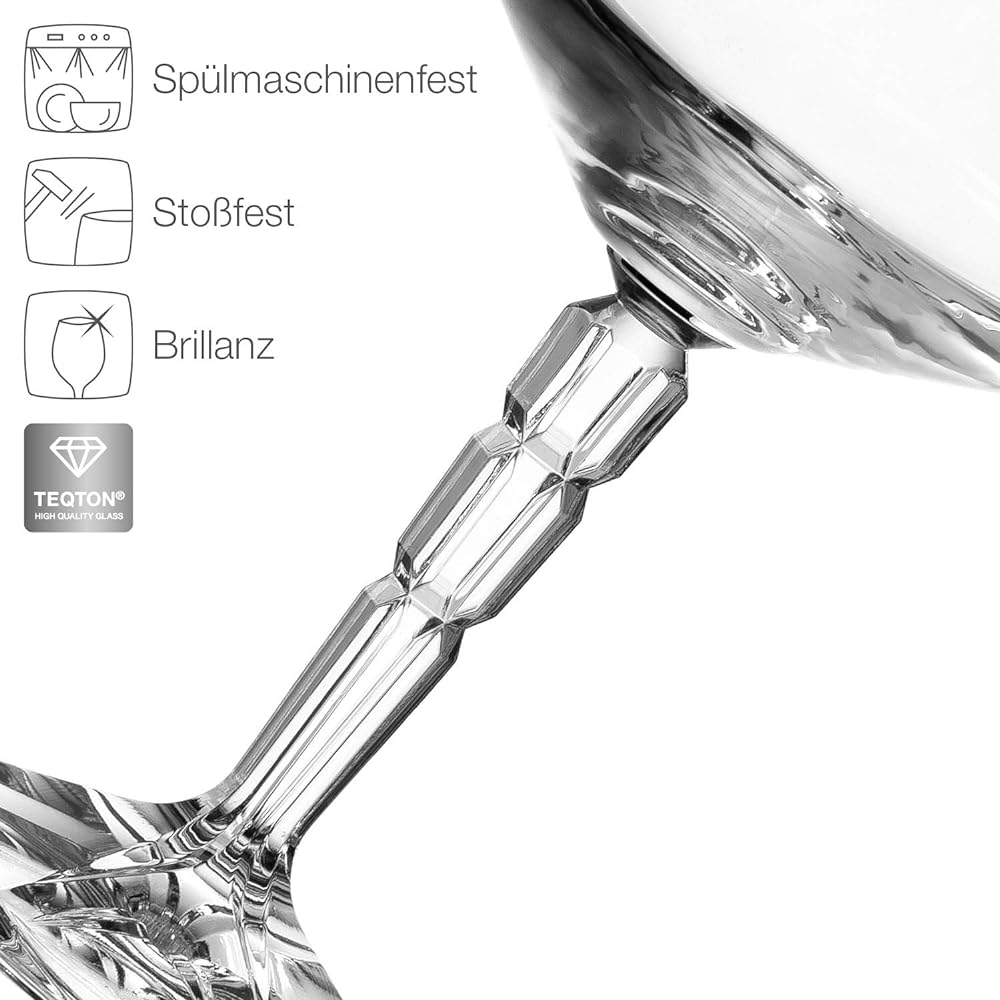 LEONARDO Cocktail Glass Clear Size:∅9×H13.7cm Cocktail Glass 200ml Spiritii 022743 6 pieces