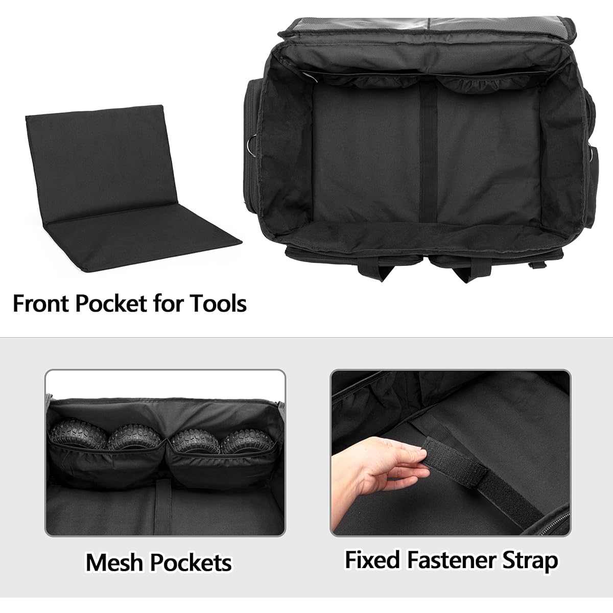 GOBUROS RC car storage bag rc car bag for 1/8 1/10 cars rc car carrying case carrying rc car carrying bag