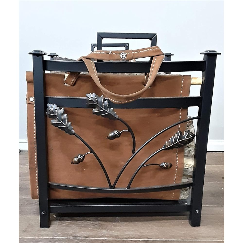 Dutch West Japan Oakley Log Rack & Log Carry (Firewood Holder) PA8393