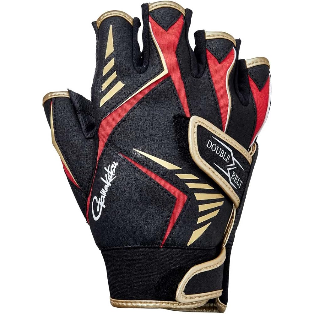 Gamakatsu Double Belt Fishing Gloves (5 pieces)