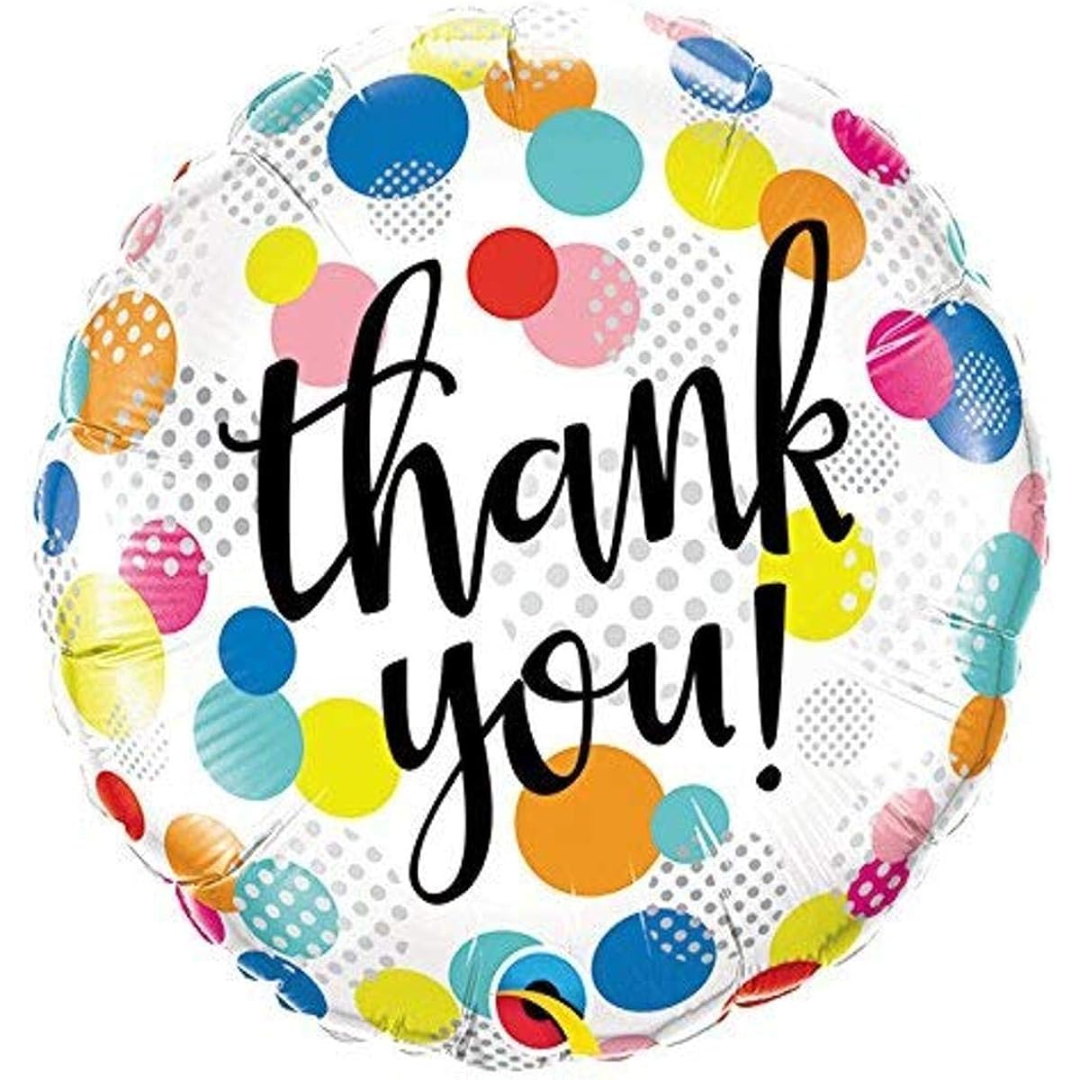18' Round Foil Thank You! Balloon