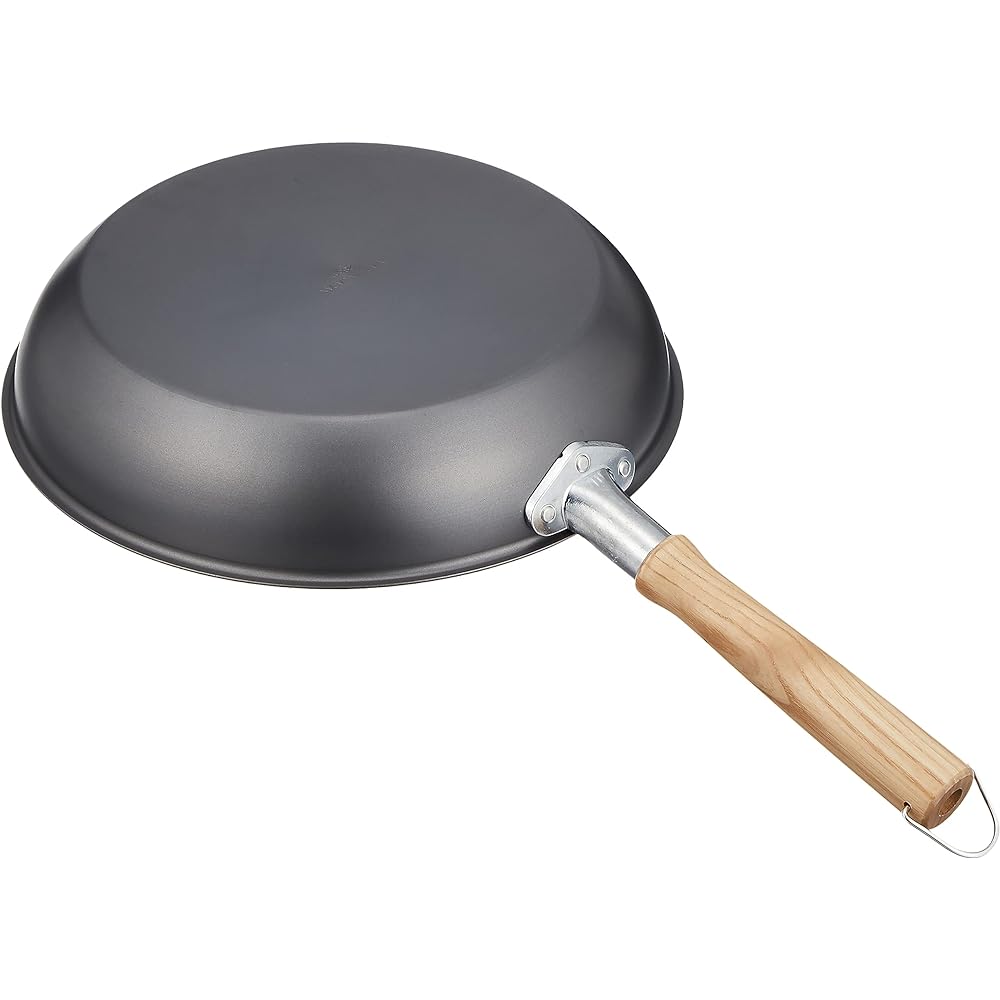TKG Corporation Commercial Frying Pan 26cm Rigid Iron Made in Japan AFL1503