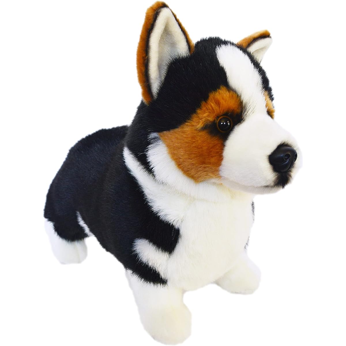 Auswella Plush Toy 17 Inch 3 Color Corgi Stuffed Animal Puppy Dog