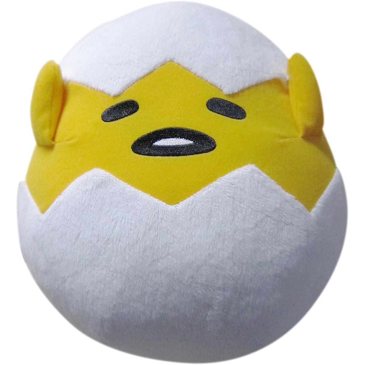 Gudetama Ham & Eggshell Big Plush Toy Eggshell Single Item