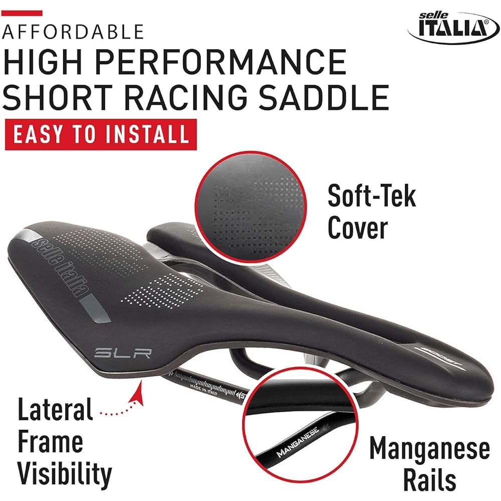 Selle Italia selle ITALIA SLR BOOST TM S.F. Mn BLK S Saddle
