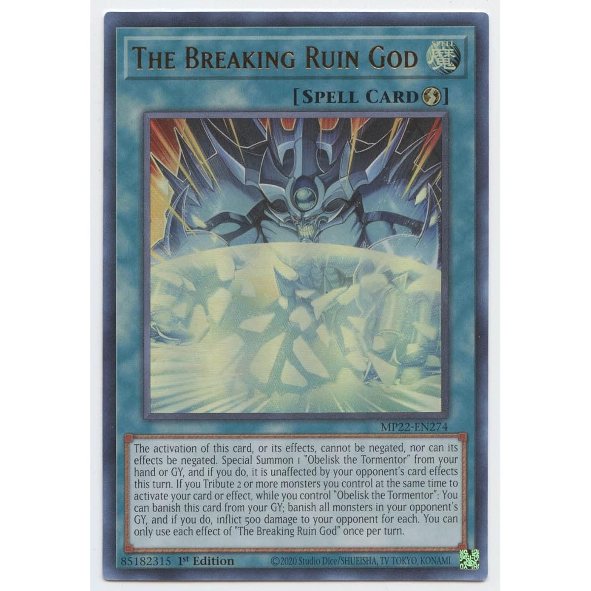 Breaking Ruin God - MP22-EN274 - Ultra Rare - 1st Edition