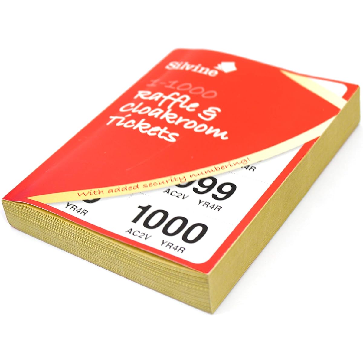 Silvine 1 – 1000 Raffle and Cloakroom Tickets
