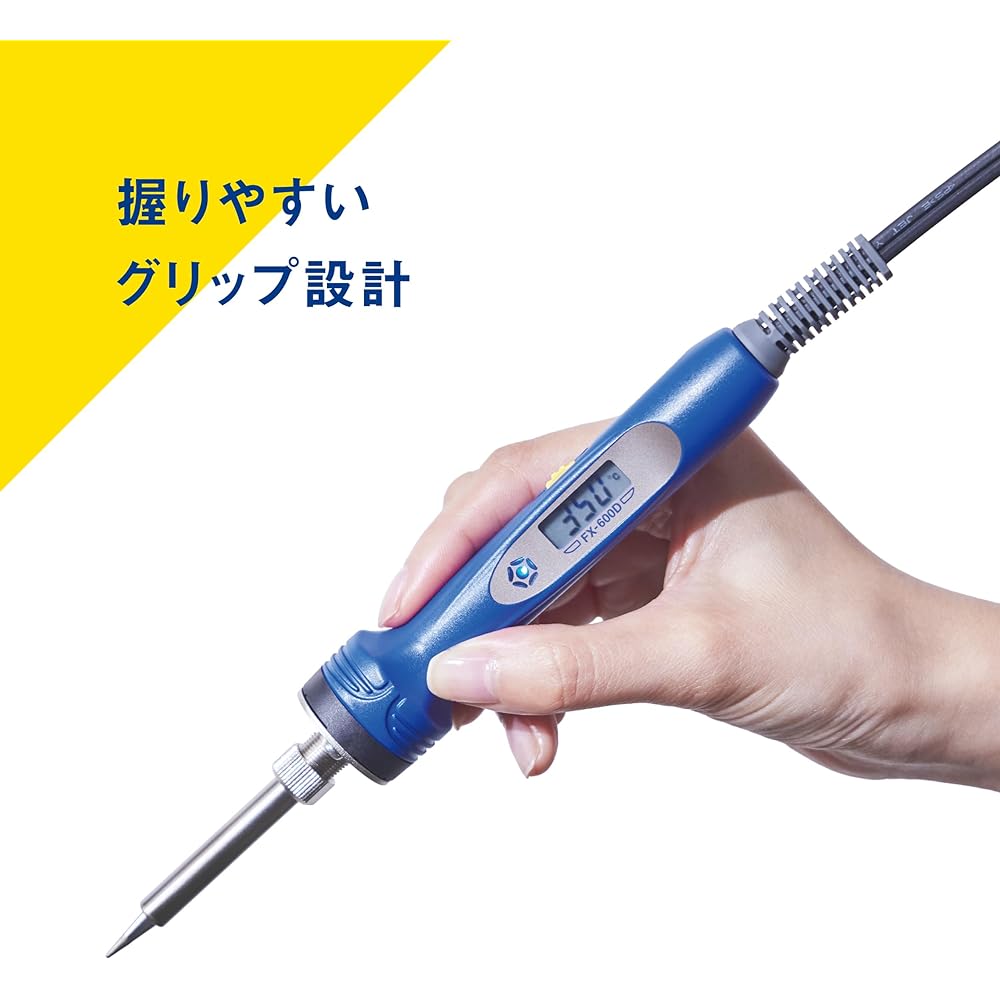 HAKKO Digital Temperature Control Soldering Iron FX600D-813 Temperature Range 200-540℃ Flat Plug
