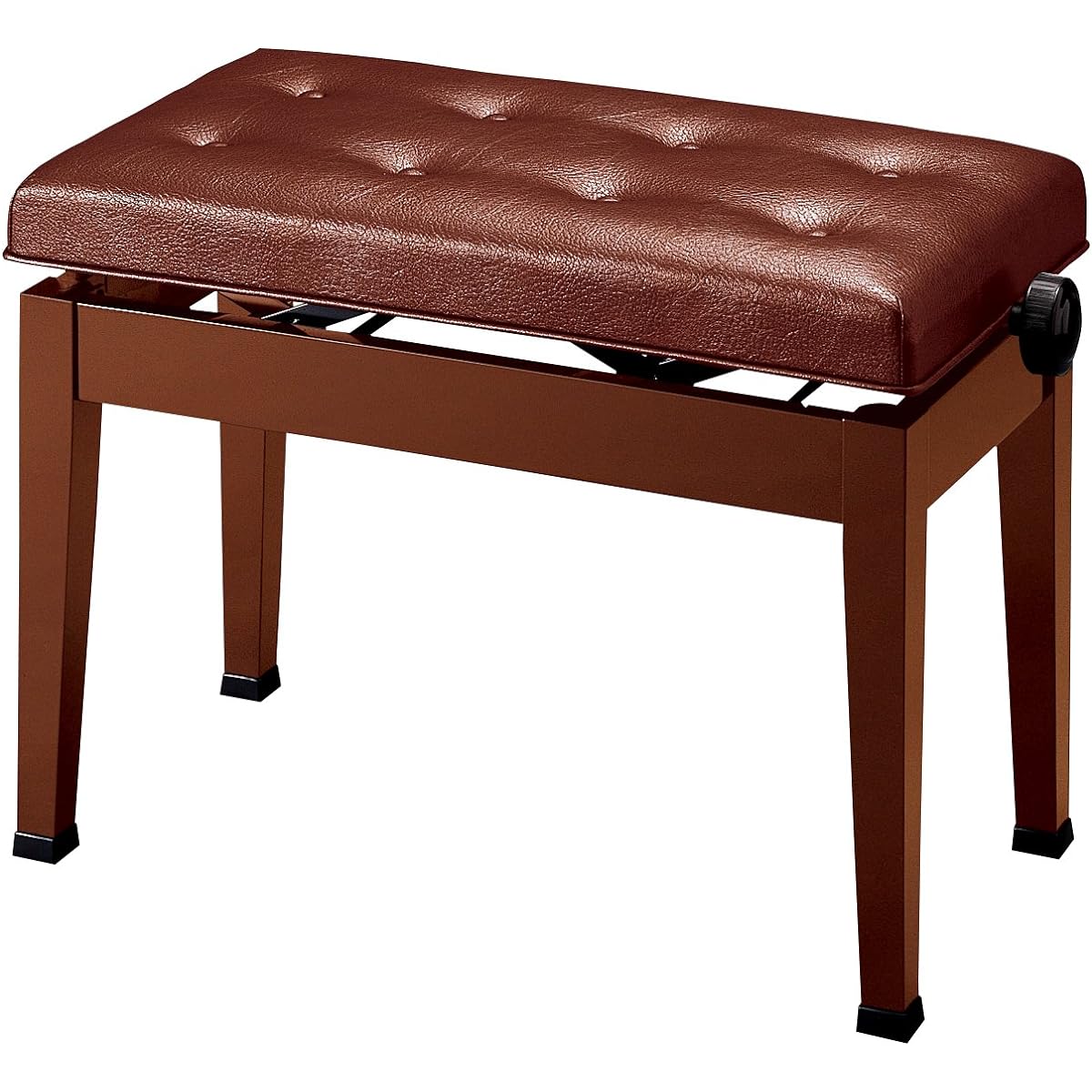 Alps/Japanese piano chair/bench (height adjustable type) D-65/Mahogany