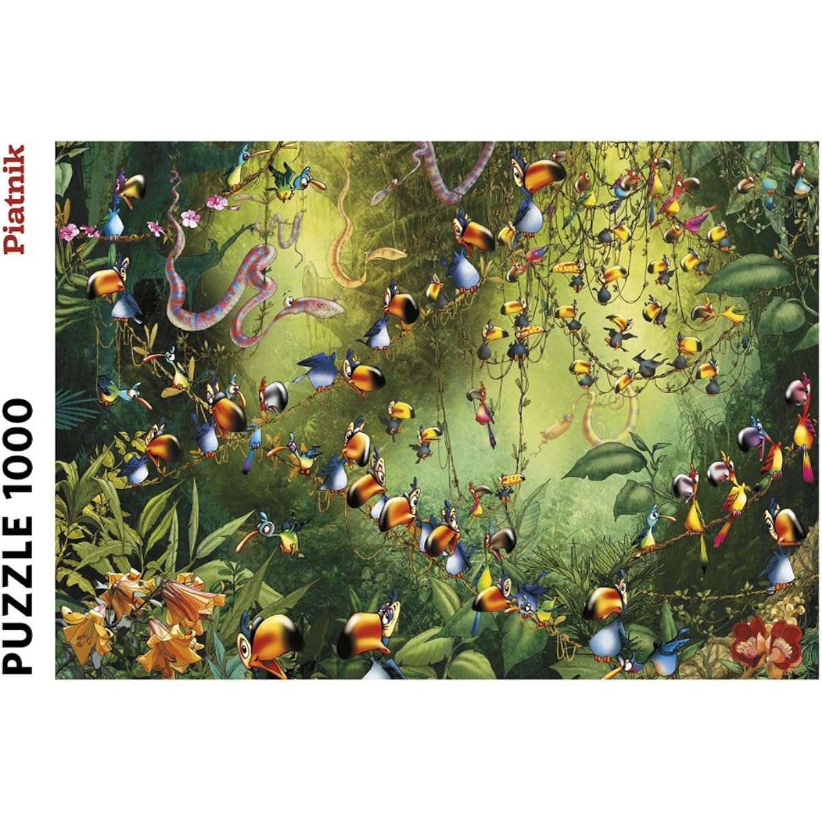 Piatnik 5491 Toucan in the Jungle 1000 Piece Jigsaw Puzzle
