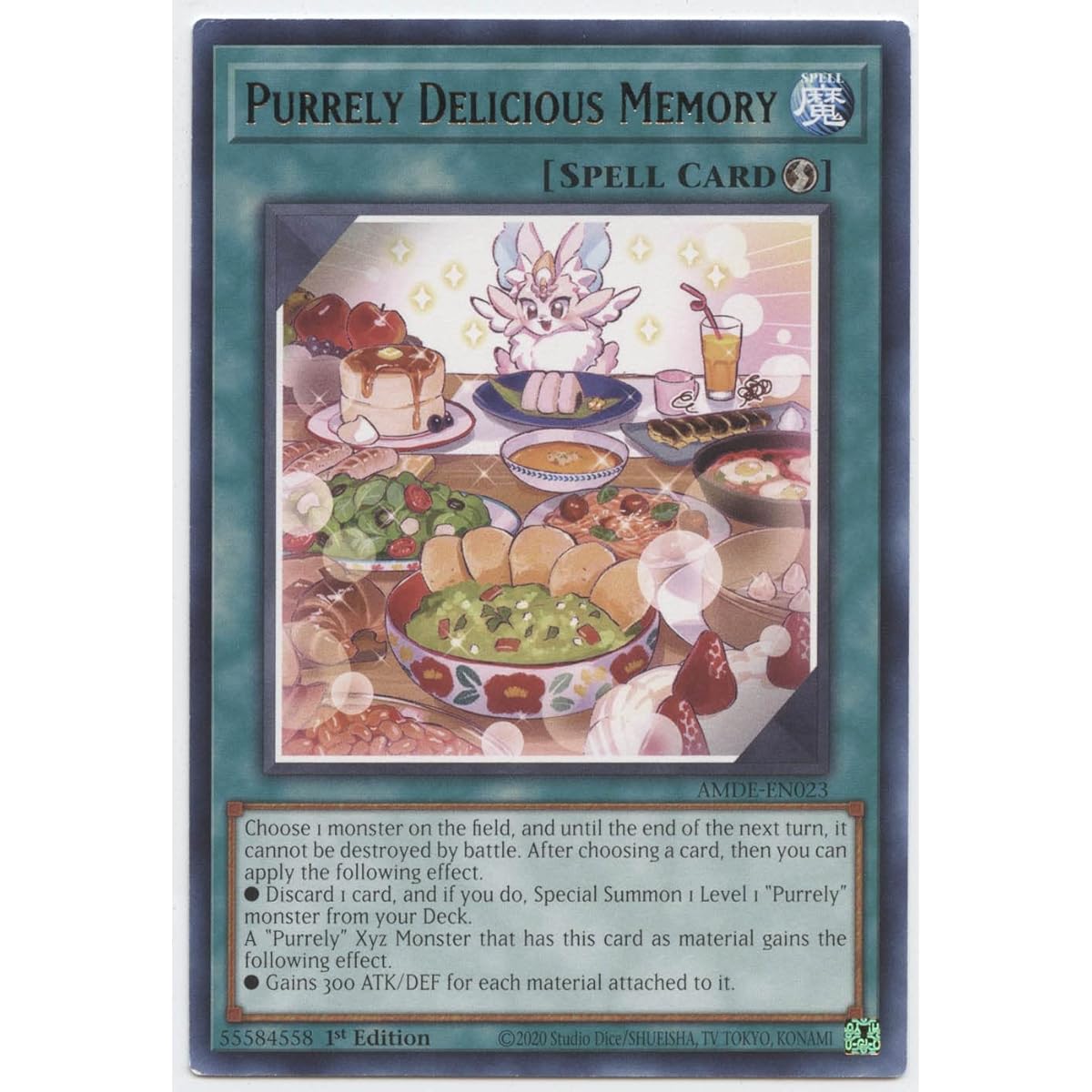 Purrely Delicious Memory - AMDE-EN023 - Rare - 1st Edition.
