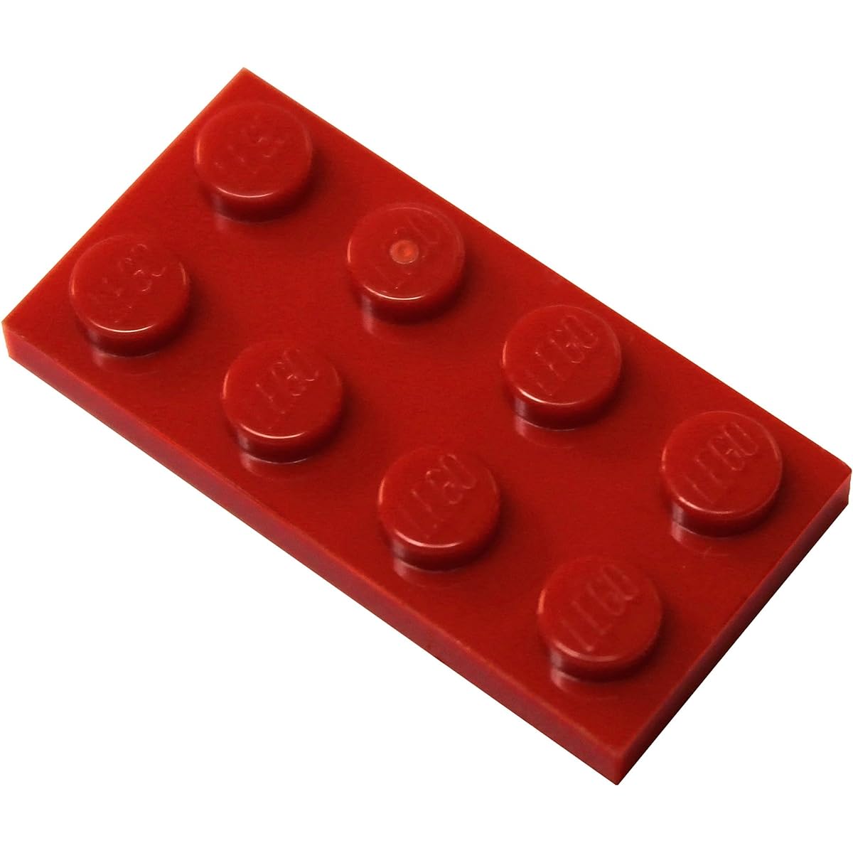 (c. 50 Pieces, Red) - LEGO Parts and Pieces: Red (Bright Red) 2x4 Plate x50