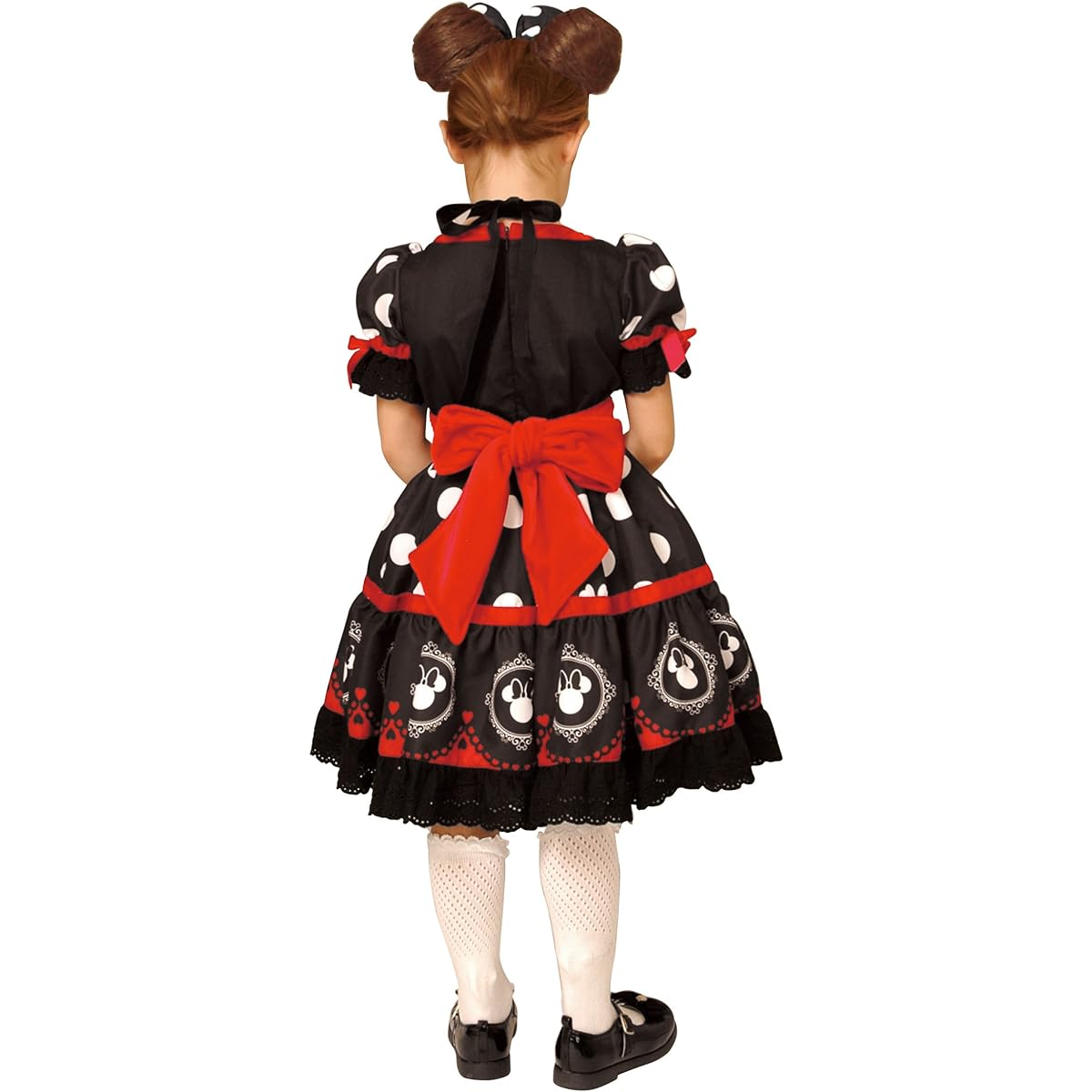 Disney Minnie Gothic Kids Costume Black Girls 100cm-120cm