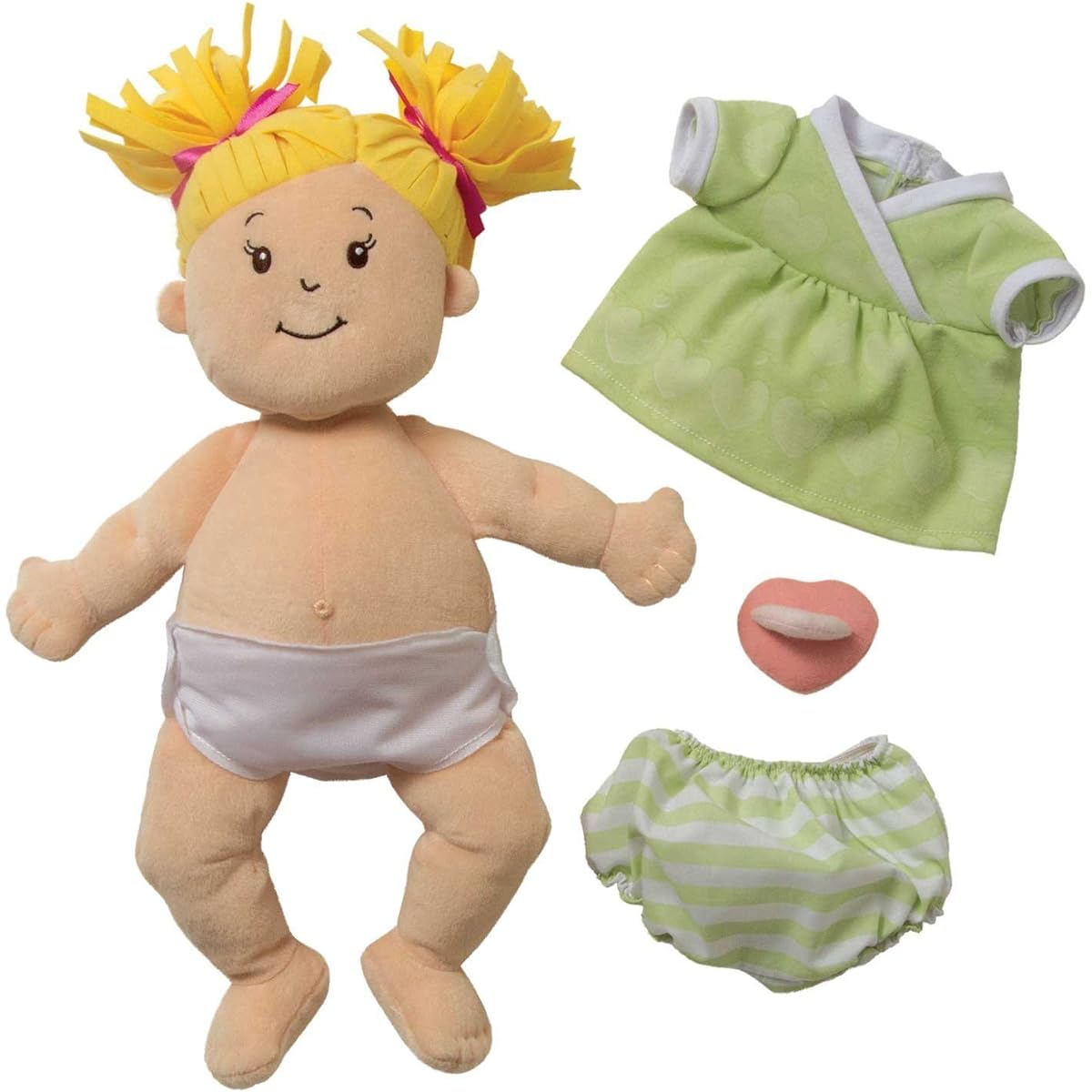 Manhattan Toy Baby Stella Blonde Baby First Baby Doll Ages 1+ 15 Inch