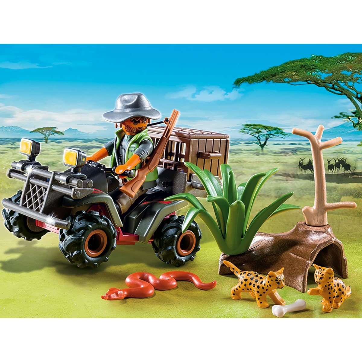 PLAYMOBIL Evil Explorer with Quad