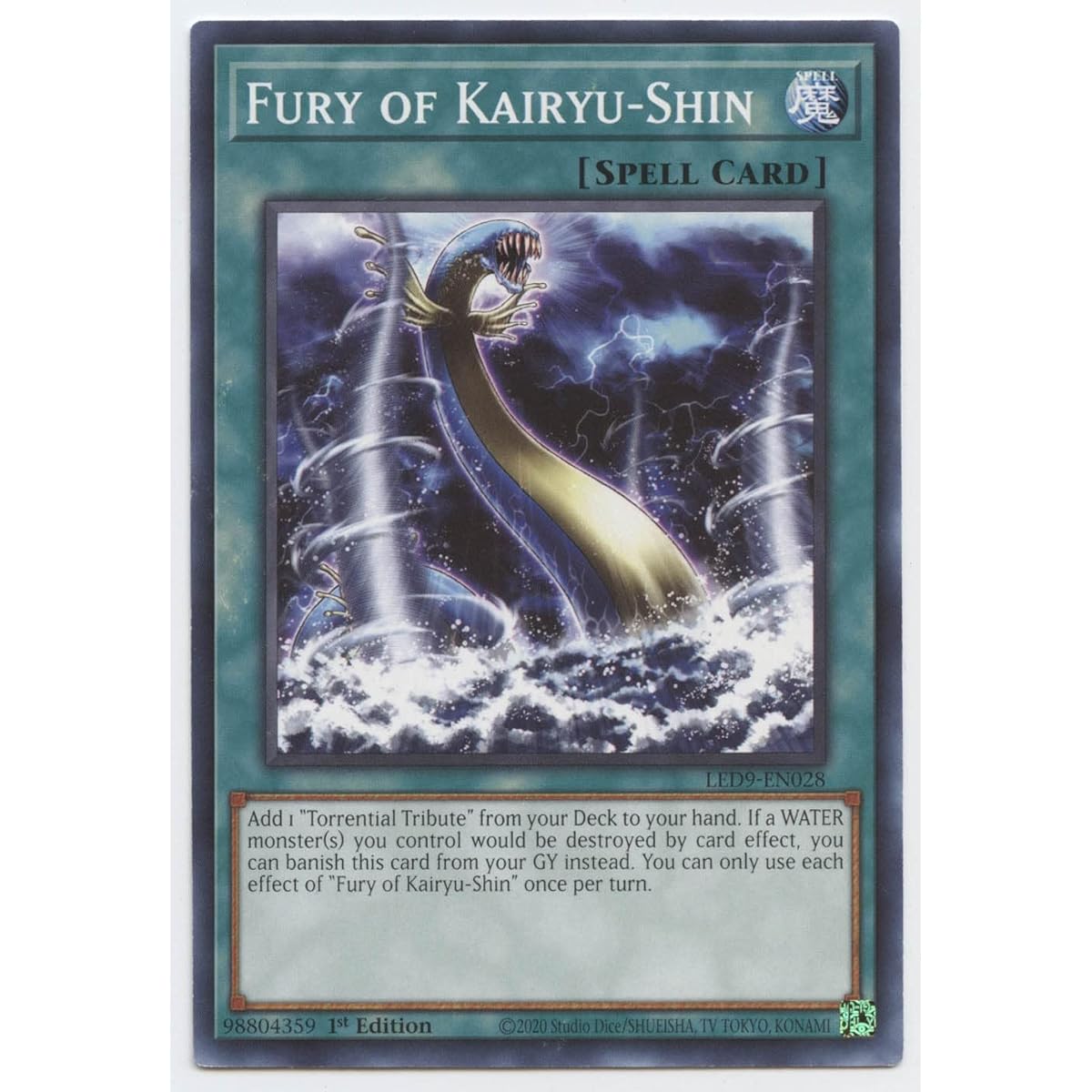 Wrath of the Sea Dragon God - LED9-EN028 - Common - 1st Edition