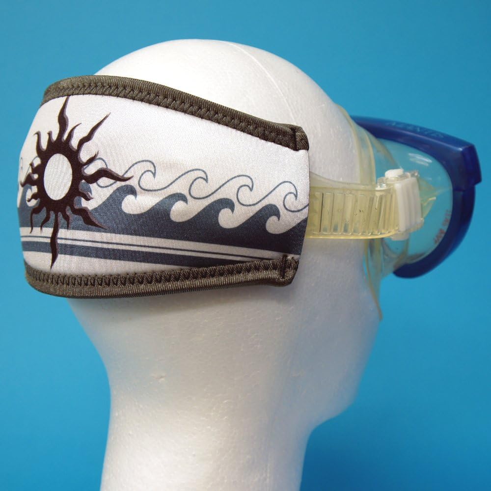 SeaCanary Snorkeling Diving Mask Strap Cover Sun White
