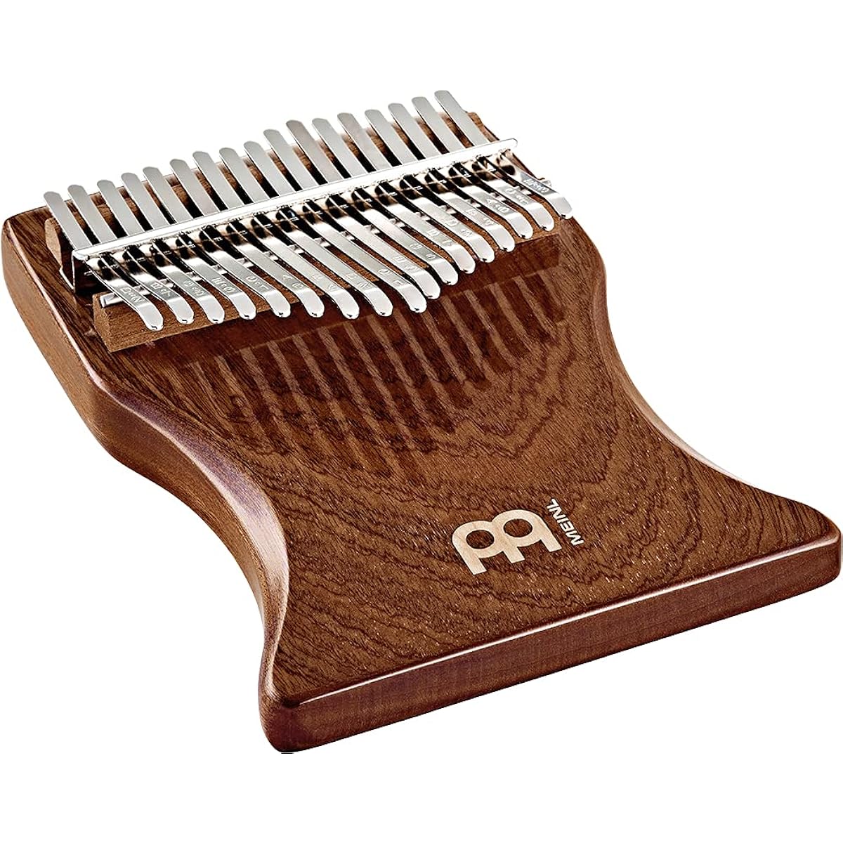 MEINL KL1702S Kalimba with sheet music and instruction book set, solid sapele, gloss finish, Meinl