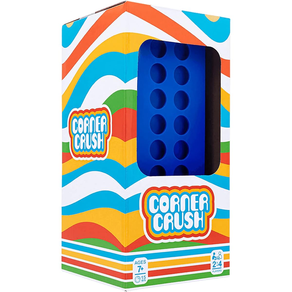 Big G Creative: Corner Crush - Classic 4-in-a-row game, 2 or 4 players, ages 7 and up, 15 minutes of gameplay, multiplayer
