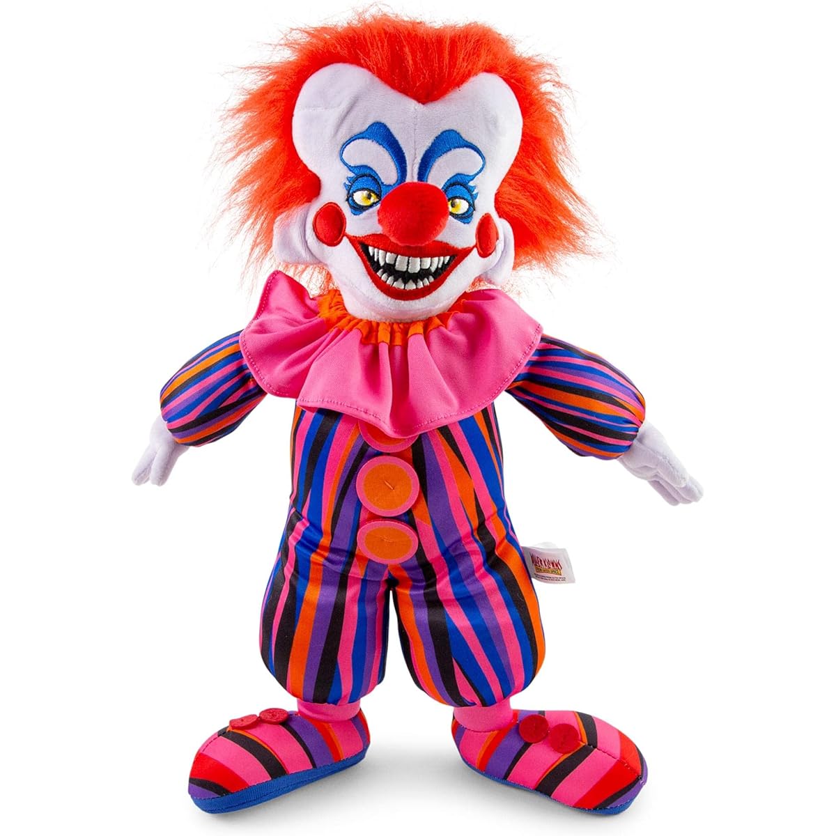 Killer Klowns Rudy the Killer Klown from Space 14" Collectible Plush Toy Large Soft Stuffed Animal | 80s Horror Movie Collection