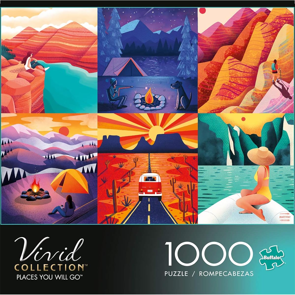 Buffalo Games - Places You Will Go - 1000 Piece Jigsaw Puzzle