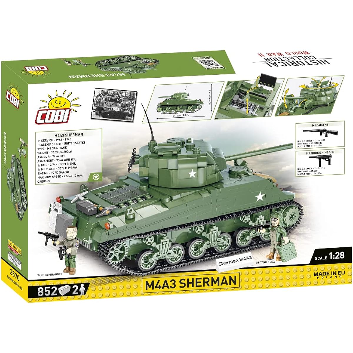 COBI M4A3 SHERMAN 2570