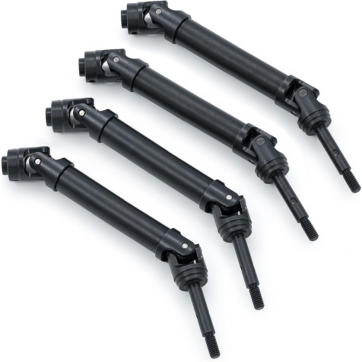 Esilun RC Traxxas 1/10 Slash 4x4 Platinum Front & Rear Driveshafts Hex Hub for NUTS12